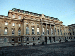 East building of Buda Castle, with an entrance to the Hungarian National Gallery