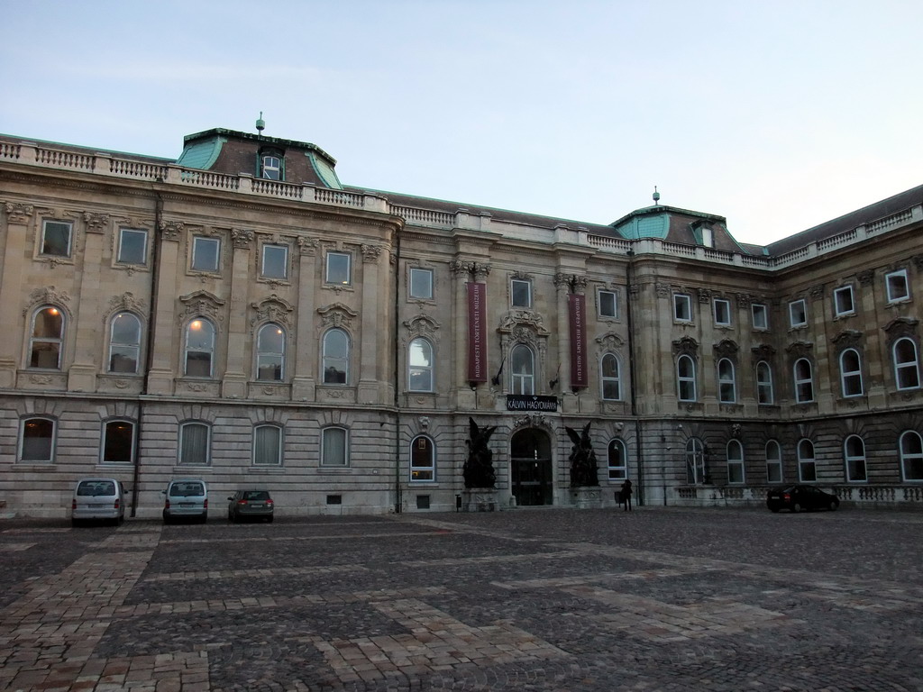 South building of Buda Castle, with the entrance to the Budapest History Museum