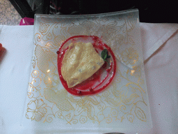 Dessert in our lunch restaurant `Cyrano`