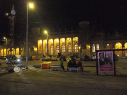 Entrance of the Széchenyi Medicinal Bath (Széchenyi-gyógyfürdo), by night