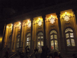 Entrance of the Széchenyi Medicinal Bath, by night