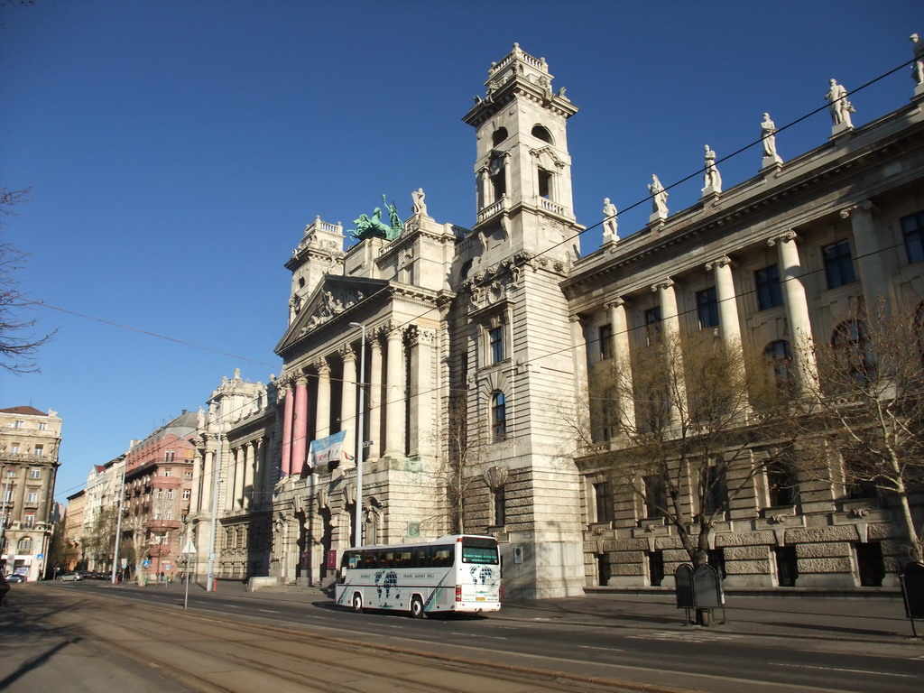 The Museum of Ethnography (Neprajzi Muzeum) at Kossuth Tér square