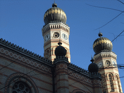 The towers of the Dohány Street Synagogue
