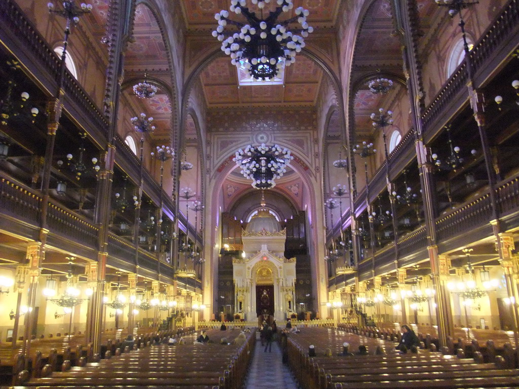 Inside the Dohány Street Synagogue