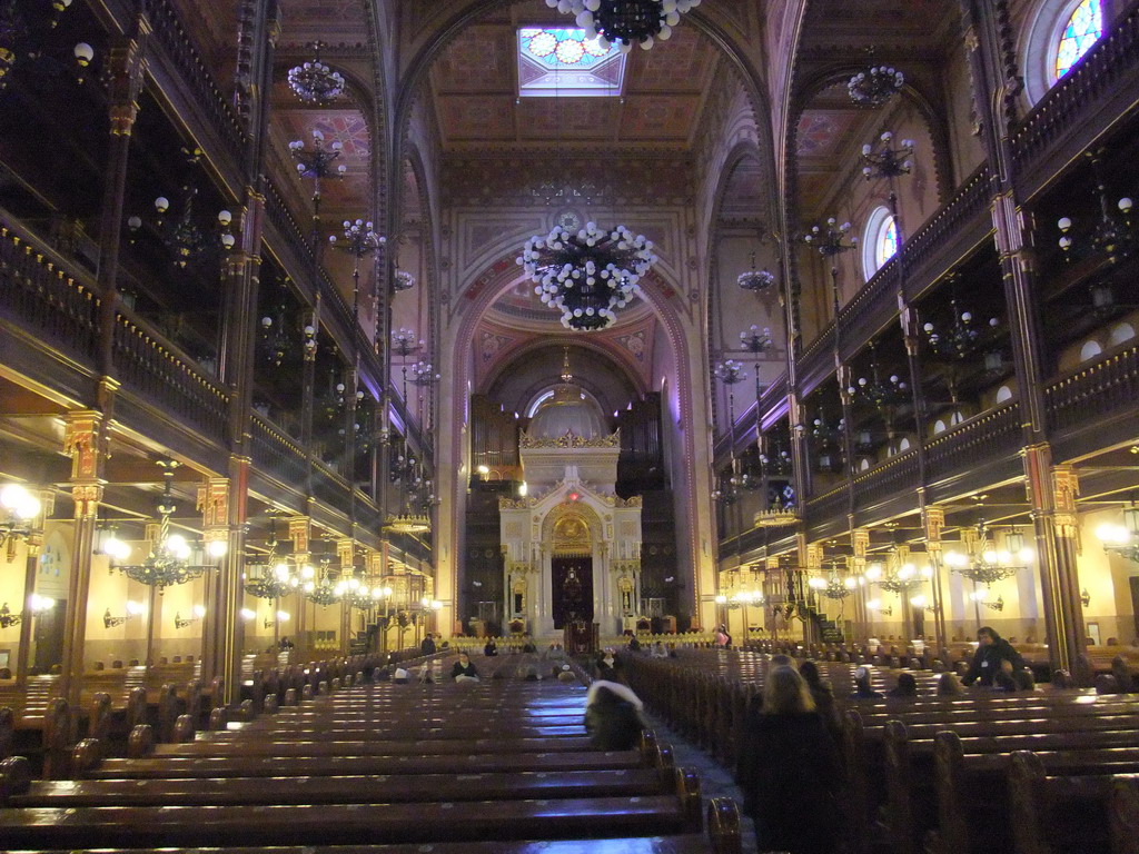 Inside the Dohány Street Synagogue