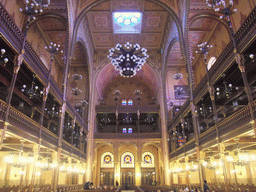 Inside the Dohány Street Synagogue