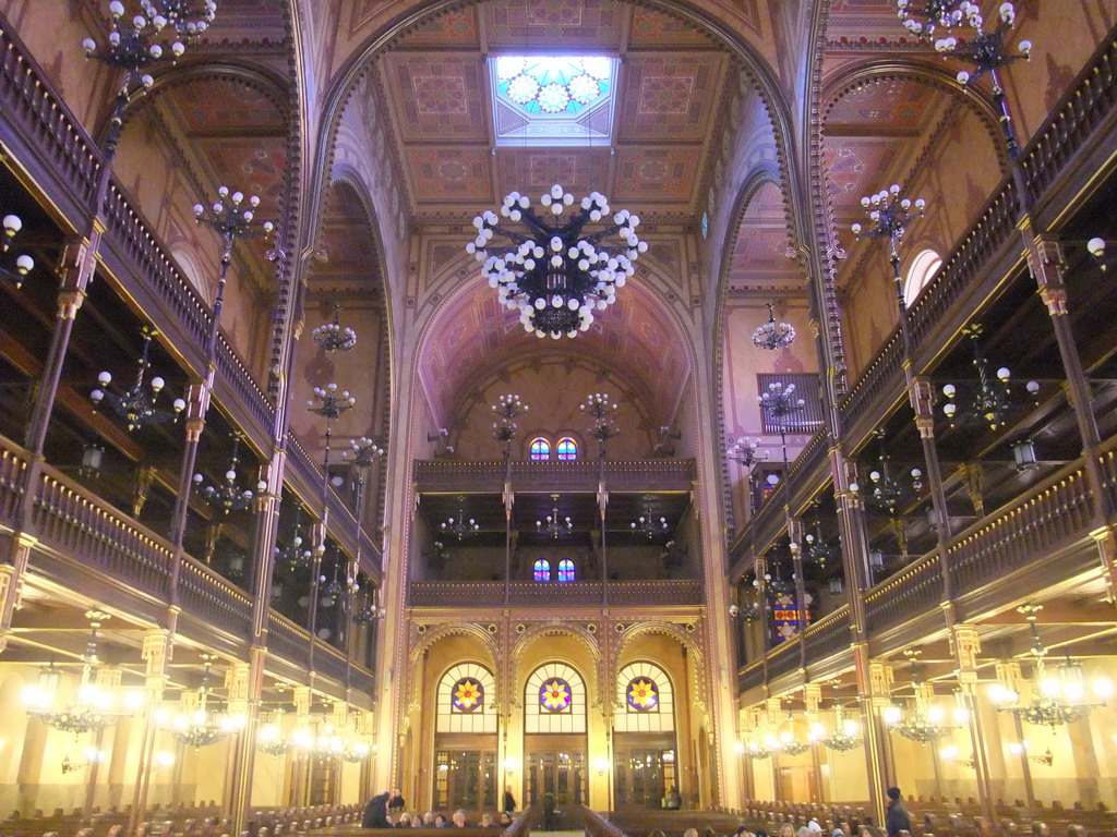 Inside the Dohány Street Synagogue