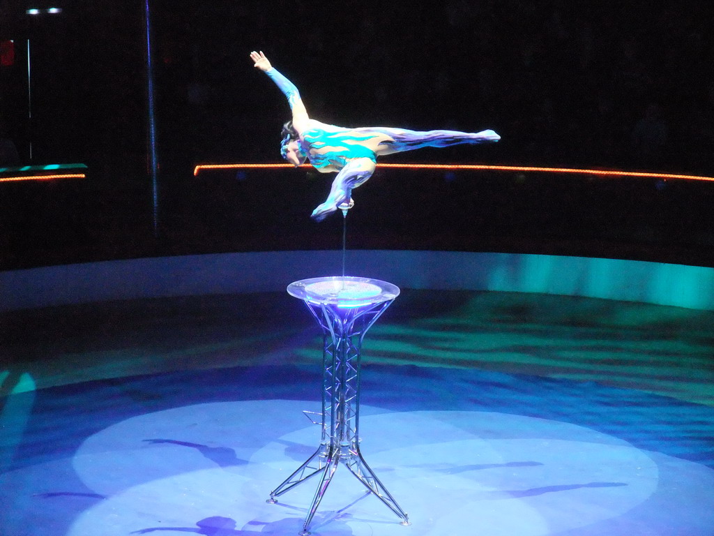 Gymnast in the Budapest Circus