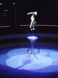 Gymnast in the Budapest Circus