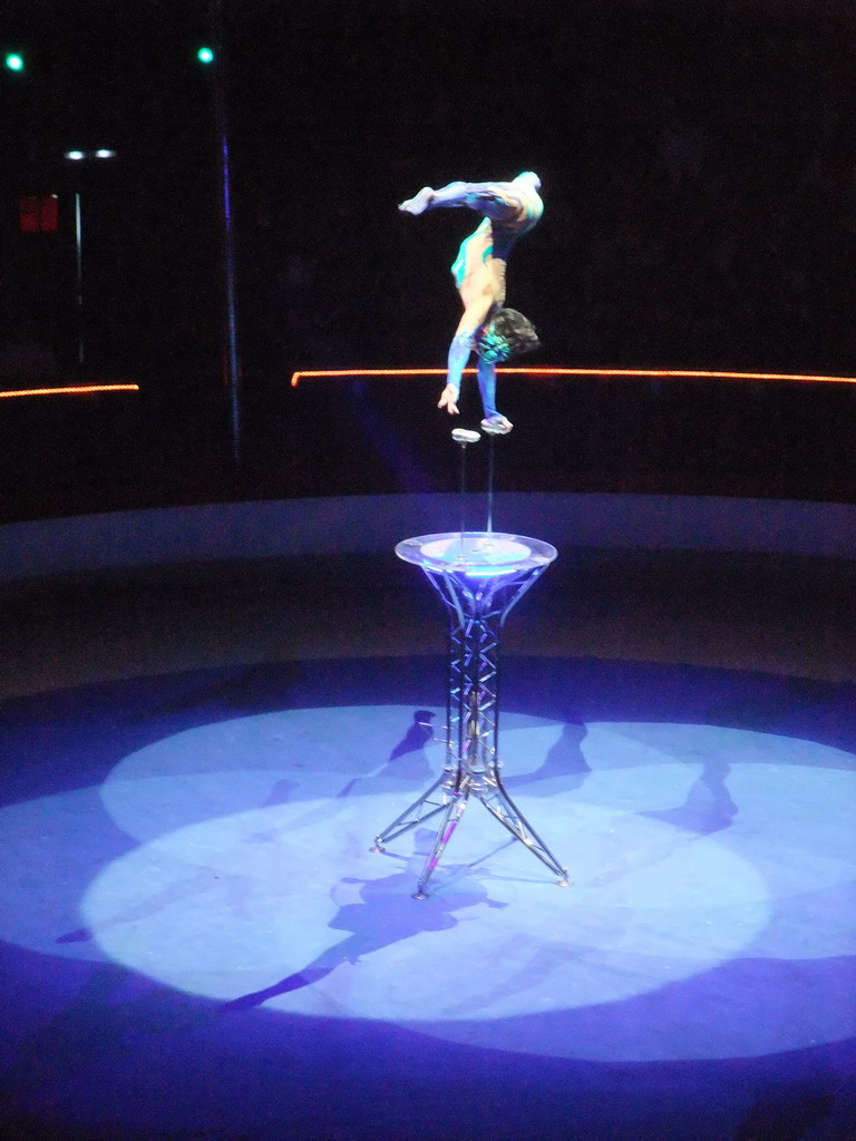 Gymnast in the Budapest Circus