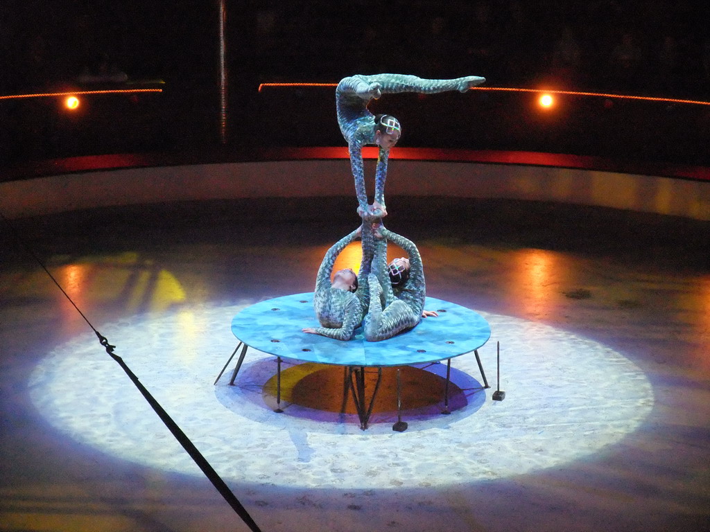 Gymnasts in the Budapest Circus