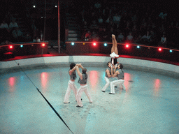 Gymnasts in the Budapest Circus