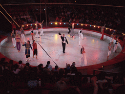 Goodbye of circus artists in the Budapest Circus