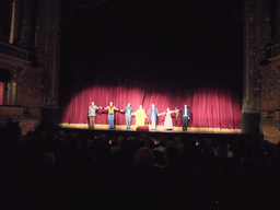 End of the opera `La bohème` by Giacomo Puccini, in the Hungarian State Opera House