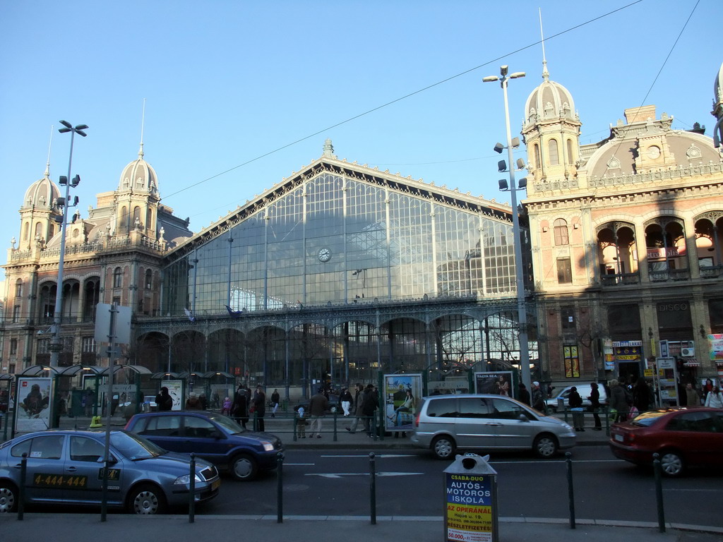 Front of the Western Railway Station (Nyugati pályaudvar)