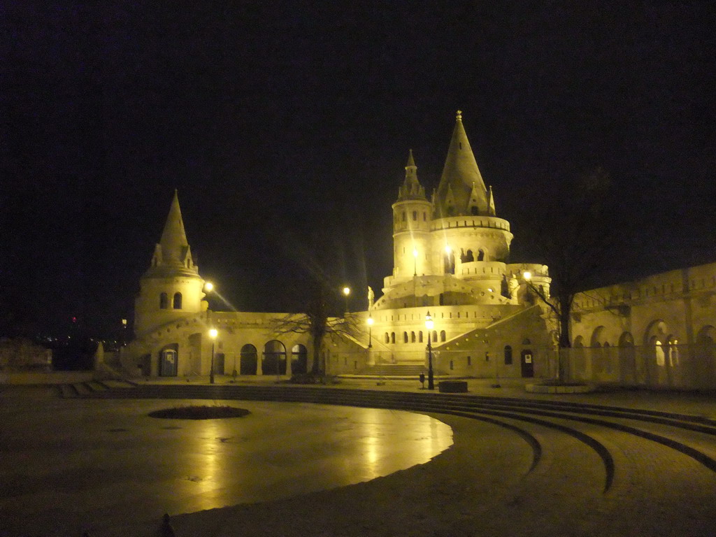 The Fisherman`s Bastion, by night