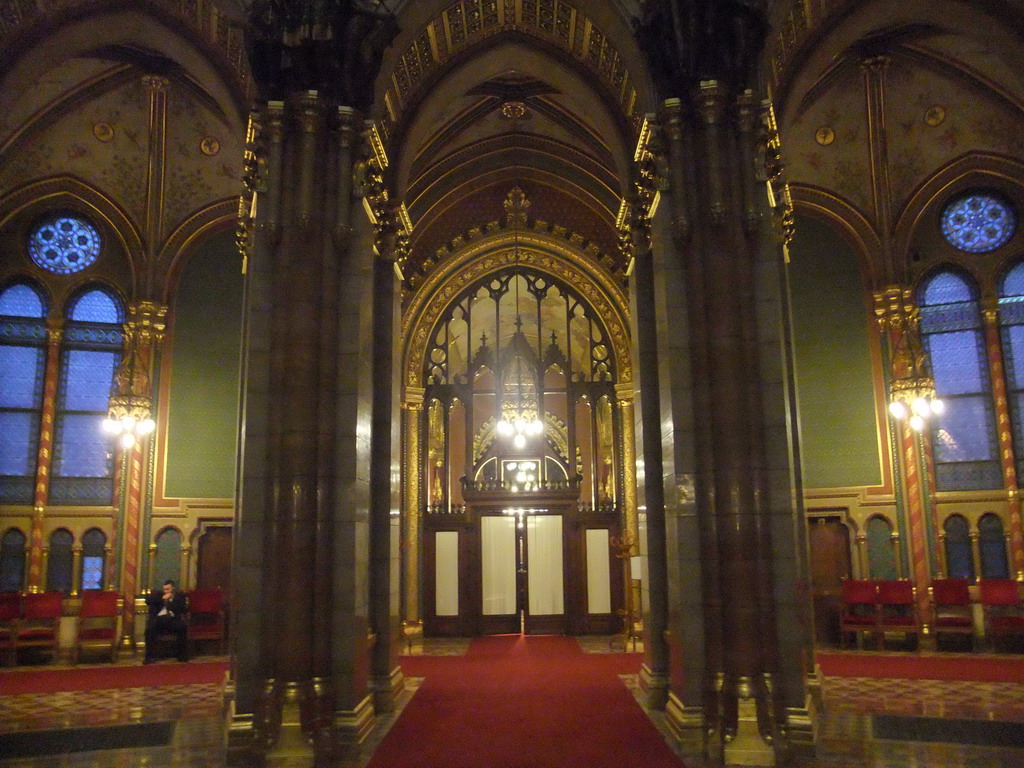 Doors in the Central Hall of the Hungarian Parliament Building