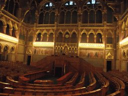 The Old Upper House Hall of the Hungarian Parliament Building