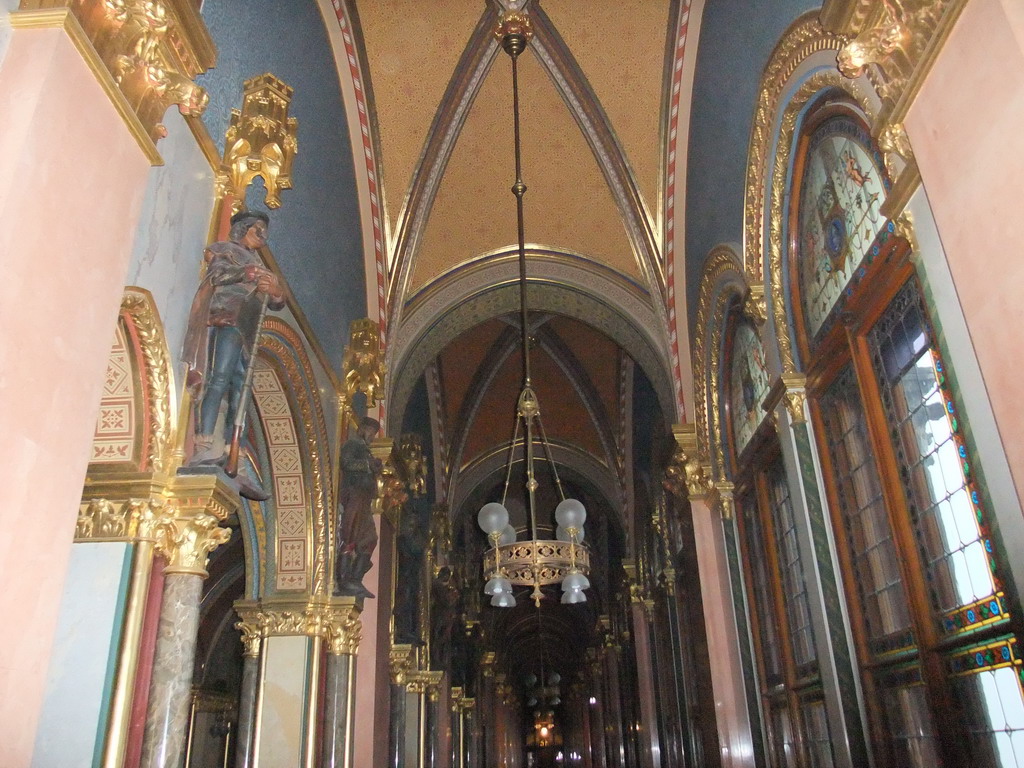 Hallway in the Hungarian Parliament Building