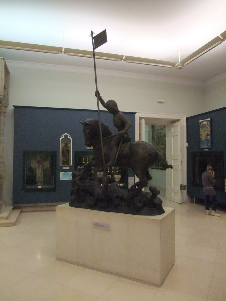 Equestrian Statue in the Hungarian National Museum