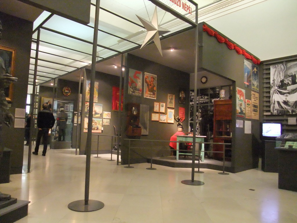 Tim and Soviet propaganda material in the Hungarian National Museum