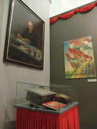 Soviet propaganda material in the Hungarian National Museum