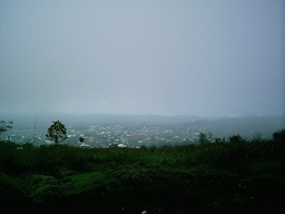 The northwest side of the city, viewed from the slopes of Mount Cameroon