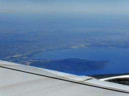 Cape Upstart National Park and Upstart Bay, viewed from the airplane from Brisbane