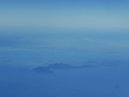 The Great Palm Island and the Paluma Range National Park, viewed from the airplane from Brisbane