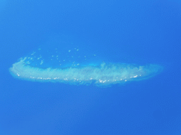 The Moss Reef of the Great Barrier Reef, viewed from the airplane from Brisbane