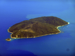 Fitzroy Island, viewed from the airplane from Brisbane
