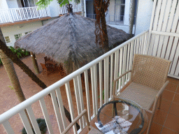 Balcony of our room in the Coral Tree Inn