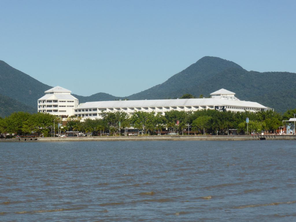 Trinity Bay and the Shangri-La Hotel The Marina Cairns, viewed from the Cairns Esplanade