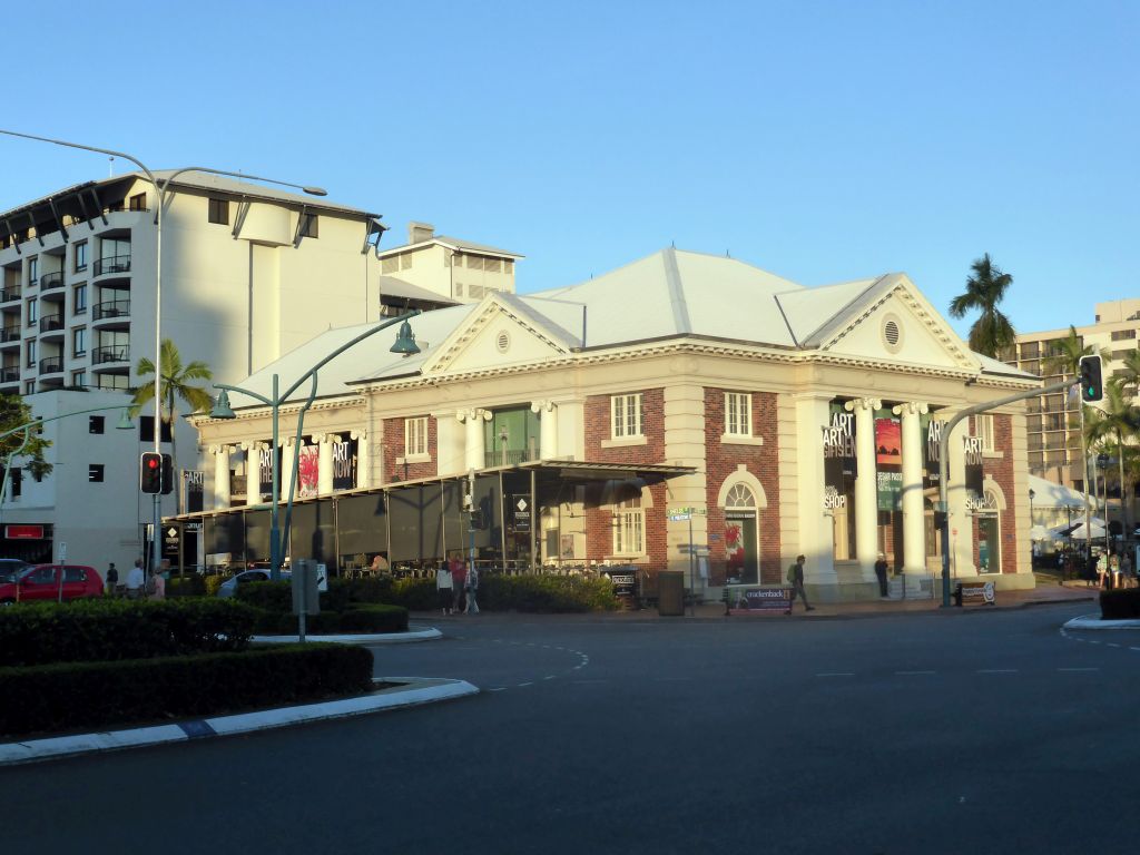 The Cairns Regional Gallery at the crossing of Abbott Street and Shields Street