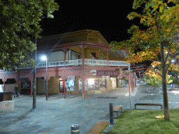 Front of the Cairns Historical Society Museum at the crossing of Shields Street and Lake Street, by night