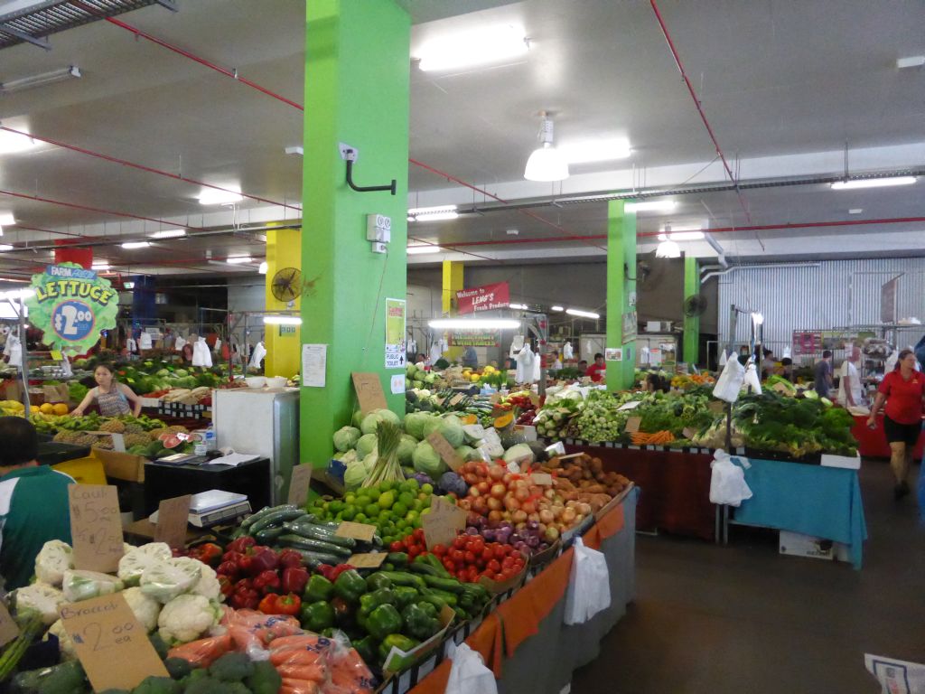 Vegetables at Rusty`s Markets at Spence Street