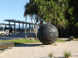 Sculpture `The Lovers` by Thanakupi, at the Cairns Port