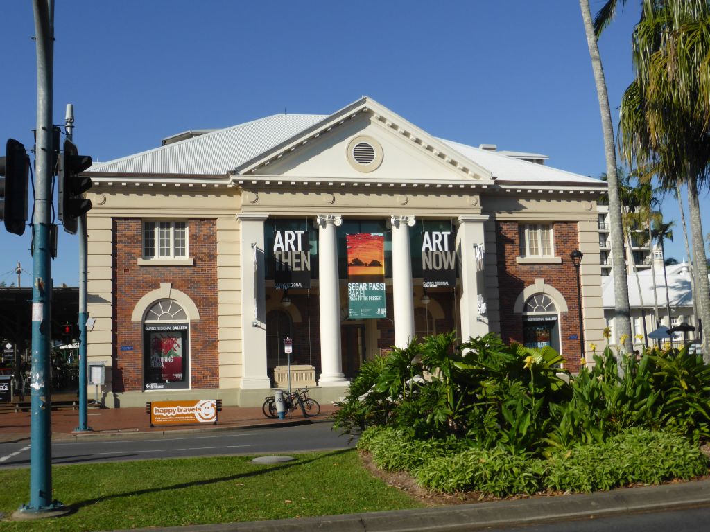 Front of the Cairns Regional Gallery at Abbott Street
