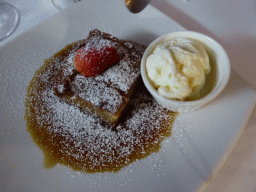 Dessert at the Raw Prawn restaurant at the Cairns Esplanade