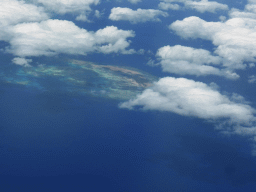 The Maori Reef of the Great Barrier Reef, viewed from the airplane to Sydney