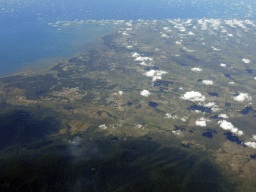 The Haughton River Estuary and surroundings, viewed from the airplane to Sydney
