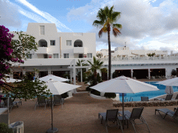 The main swimming pool at the Prinsotel Alba Hotel Apartamentos, viewed from our balcony