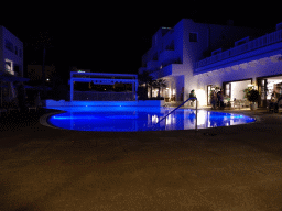 The main swimming pool at the Prinsotel Alba Hotel Apartamentos, by night