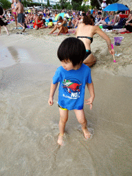 Max at the Cala Gran beach