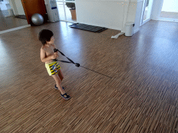 Max at the fitness room at the Prinsotel Alba Hotel Apartamentos