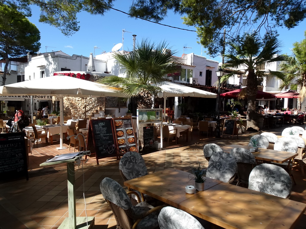 Restaurants at the Carrer d`en Andreu Roig street