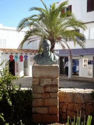 Bust at the Plaça Eivissa square