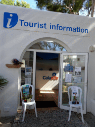 Front of the Tourist Information Office at the Plaça Eivissa square