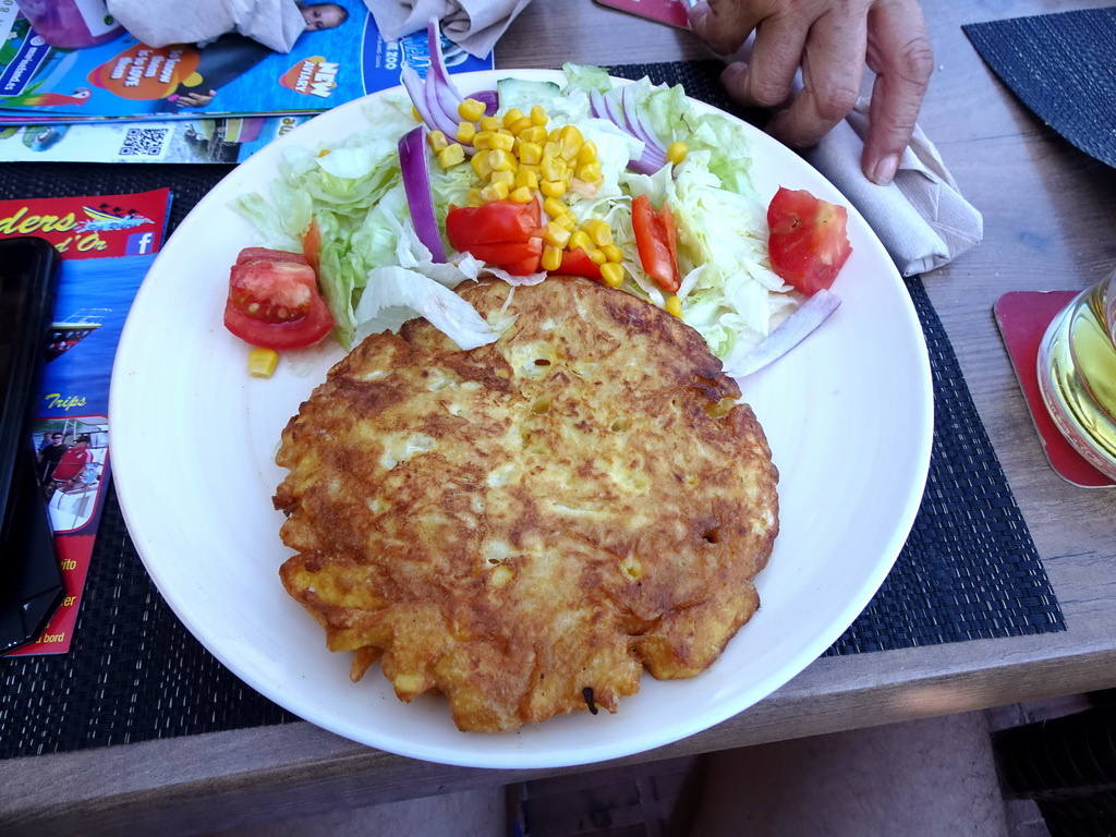 Lunch at the Restaurante Cafetería Mediterraneo