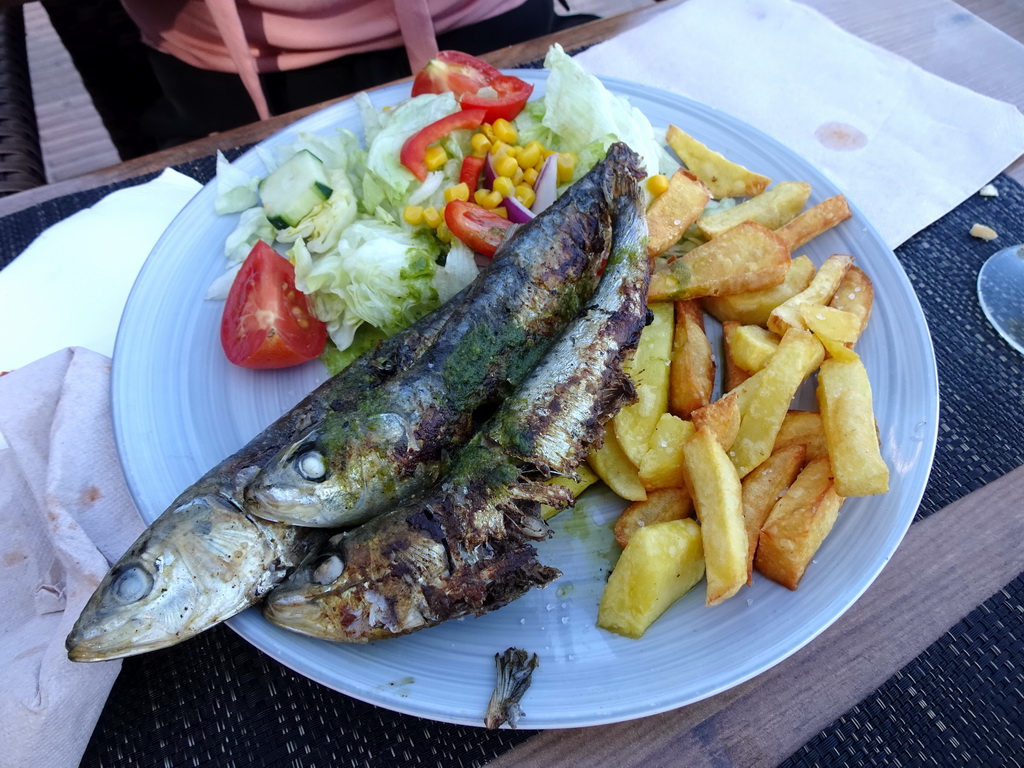 Lunch at the Restaurante Cafetería Mediterraneo